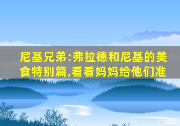 尼基兄弟:弗拉德和尼基的美食特别篇,看看妈妈给他们准