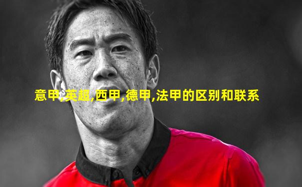 意甲,英超,西甲,德甲,法甲的区别和联系