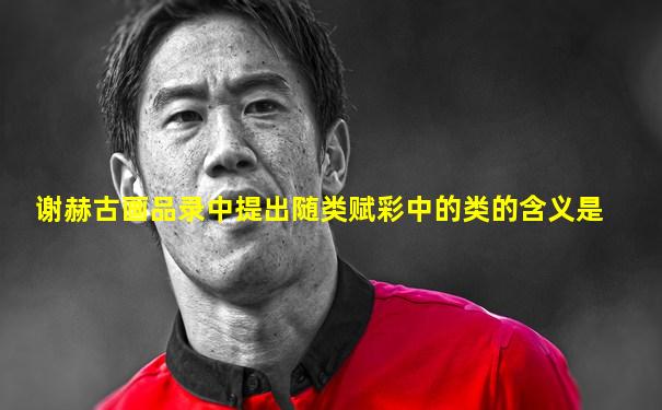 谢赫古画品录中提出随类赋彩中的类的含义是